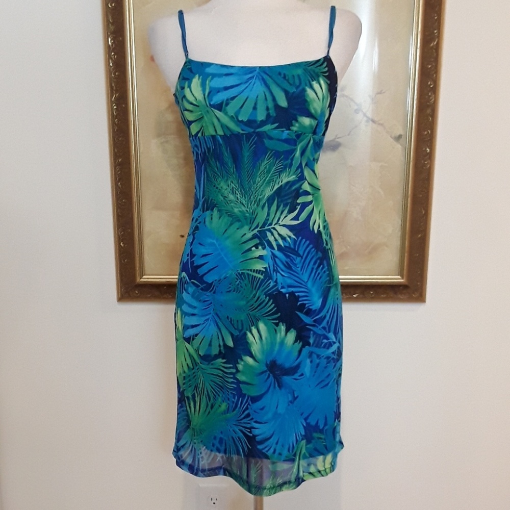 NWOT City Triangle  Blue Lagoon Dress